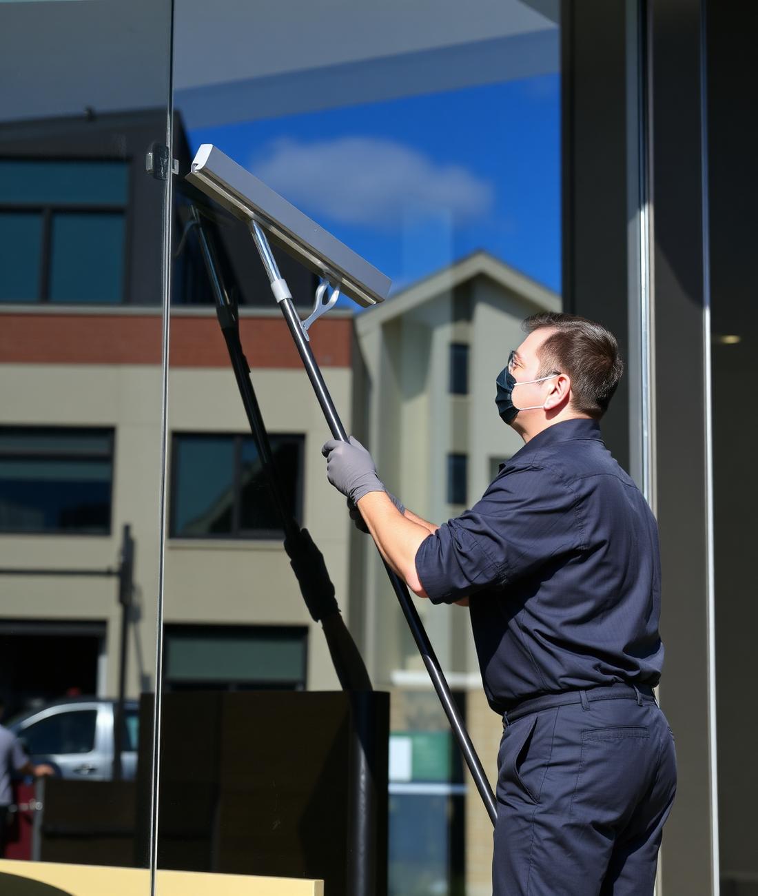 MandC window cleaning team